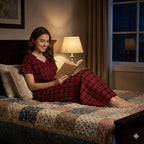 Ultra-Soft Embroidery Cotton Nighty