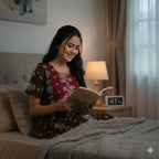 Daily Wear Cotton Prill Style Nighty