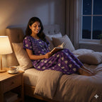 Classic Coat Design Cotton Nighty