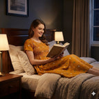 Women's Classic Cotton Smoking Nightdress