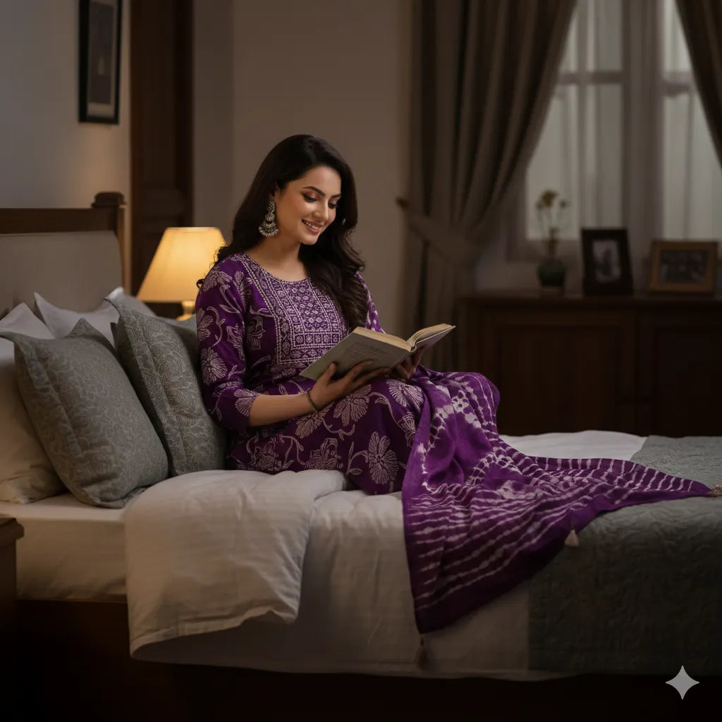 Daily Wear Straight Kurti Set with Ankle-Length Pant
