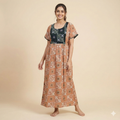 Relax Fit Pure Cotton Frock Nighty for Women
