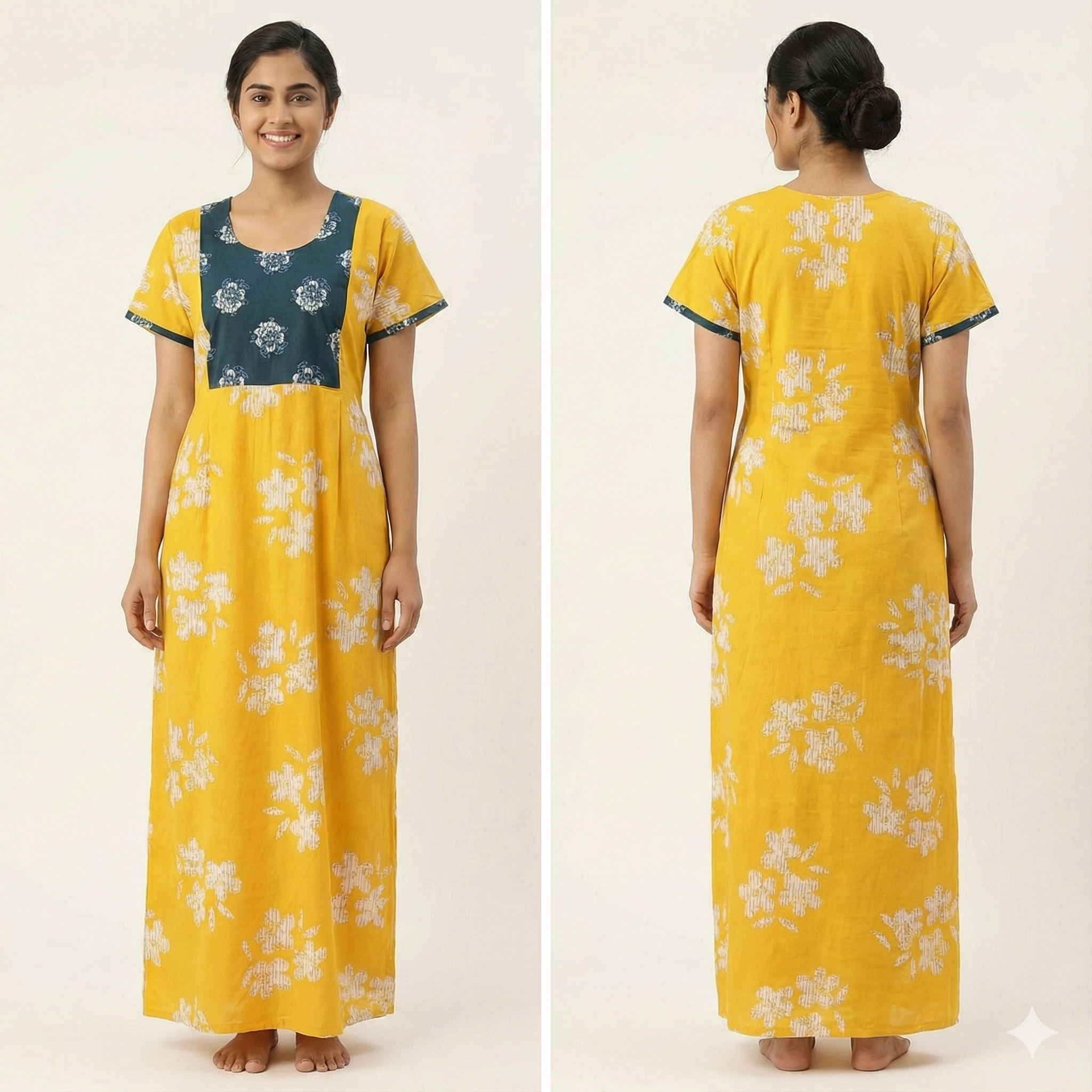 Pure Cotton Frock Nighty – Daily Home Wear