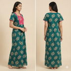 Skin-Friendly Pure Cotton Frock Nighty for Women